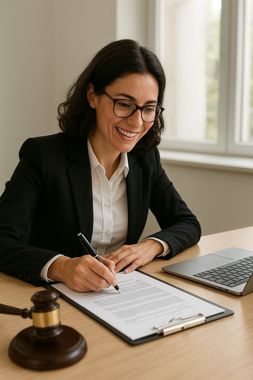 Advogada em acordos judiciais